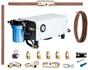 High Pressure Stainless Steel Misting System with open frame pump